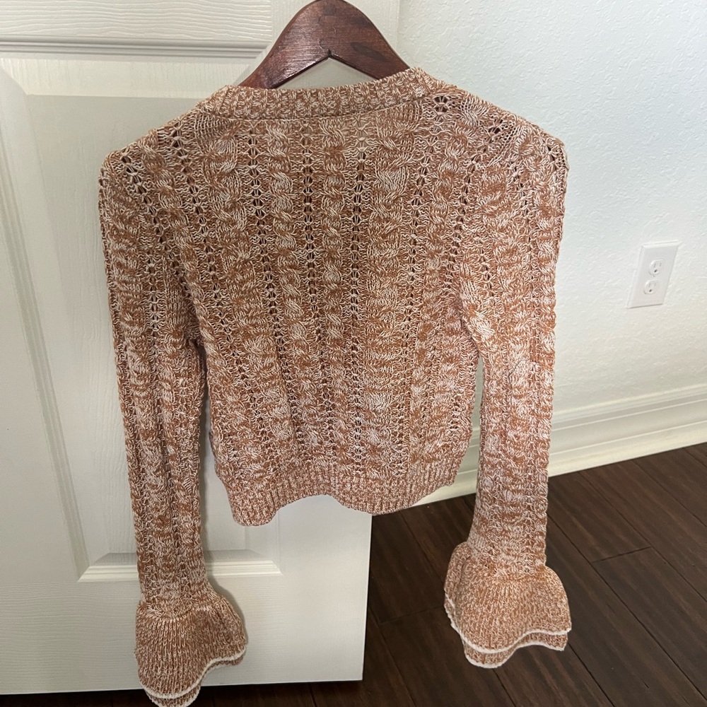 Tularosa Starlene Ruffle Cardigan